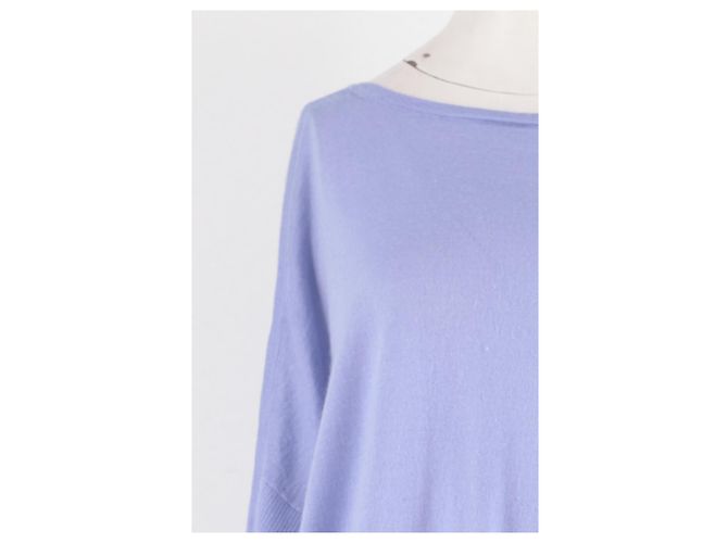 Eric Bompard Maglione in cashmere viola - vista 6