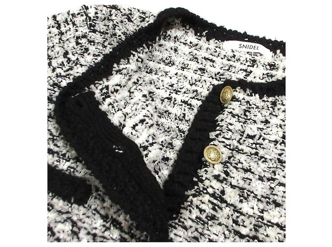 Autre Marque Chaqueta Mix Tweed SNIDEL - vista 8