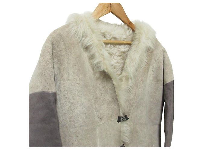 Autre Marque KARL DONOGHUE Lammfell-Lederjacke - Ansicht 4