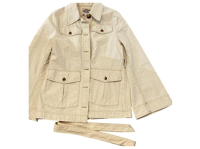 Autre Marque Veste safari ceinturée en coton BAUM UND PFERDGARTEN - vue 4