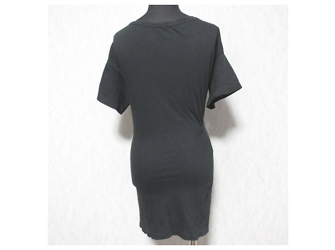 Autre Marque Top lungo in maglia N°21 Nero - vista 2