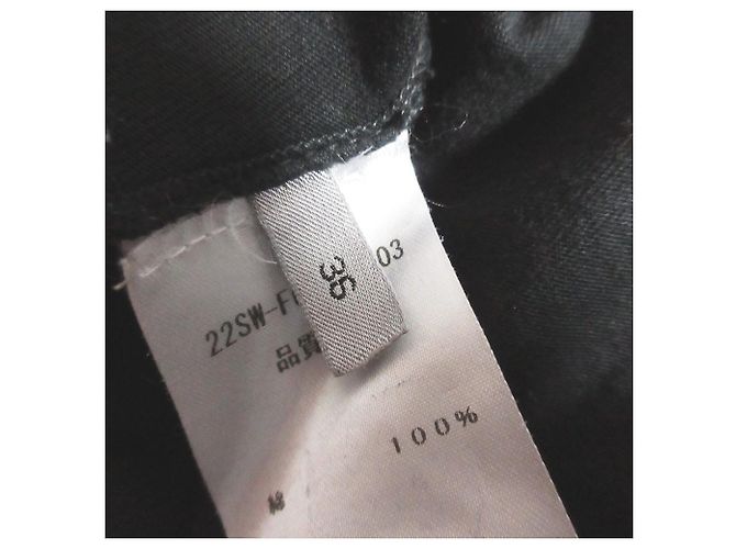 Autre Marque Top lungo in maglia N°21 Nero - vista 5