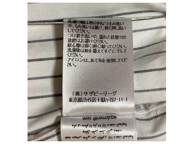 Autre Marque EQUIPMENT FEMME Abito Camicia a Righe - vista 7