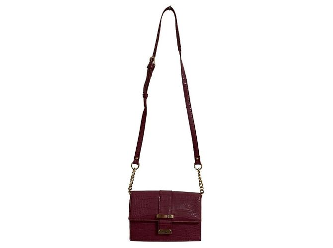 Autre Marque Arpege story geprägte Schultertasche mit Kette - Ansicht 2