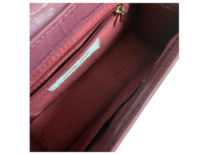 Autre Marque Arpege story geprägte Schultertasche mit Kette - Ansicht 4