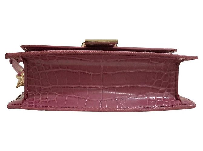 Autre Marque Arpege story geprägte Schultertasche mit Kette - Ansicht 6
