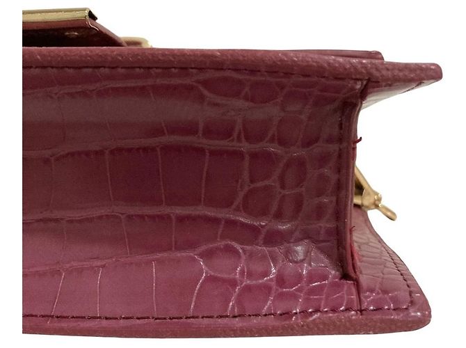 Autre Marque Arpege story geprägte Schultertasche mit Kette - Ansicht 8