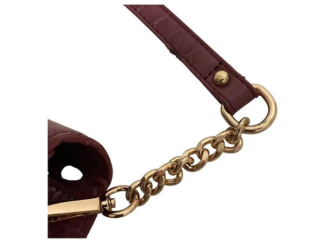 Autre Marque Arpege story geprägte Schultertasche mit Kette - Ansicht 9