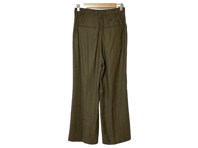 Autre Marque Plage weite Hose mit hoher Taille aus Leinenmischung - Ansicht 2