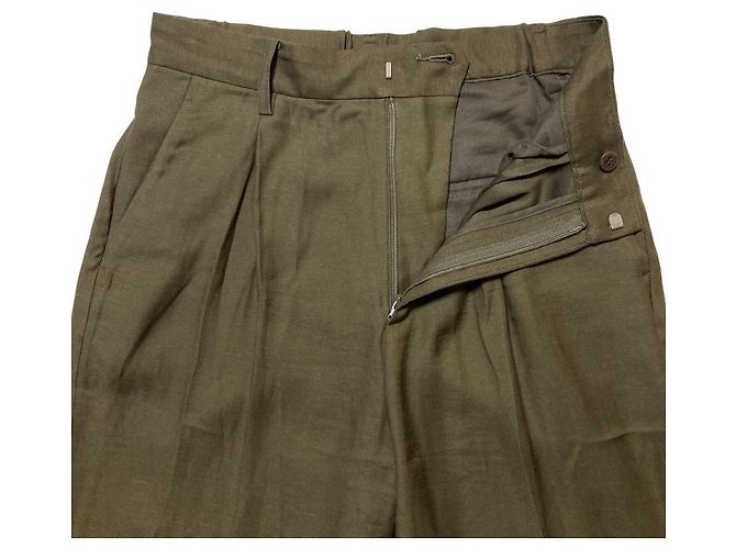 Autre Marque Plage weite Hose mit hoher Taille aus Leinenmischung - Ansicht 3