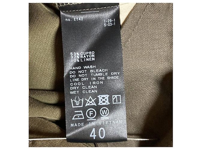 Autre Marque Plage weite Hose mit hoher Taille aus Leinenmischung - Ansicht 5