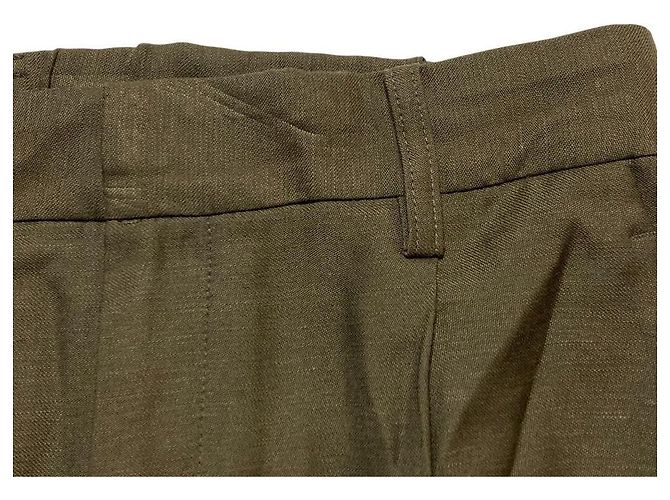 Autre Marque Plage weite Hose mit hoher Taille aus Leinenmischung - Ansicht 7