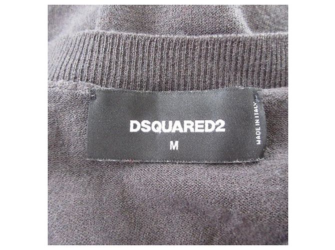 Top de punto de lana con cuello en V DSQUARED2 - vista 4