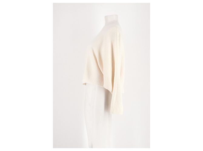 Eric Bompard Camisola de cashmere branca - vista 4