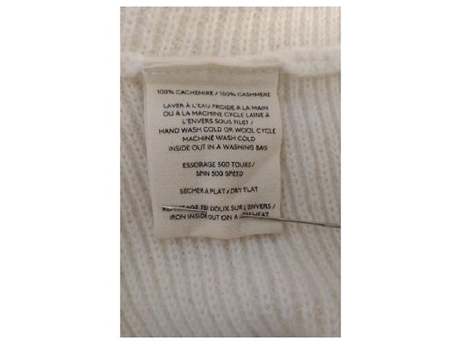 Eric Bompard Camisola de cashmere branca - vista 8