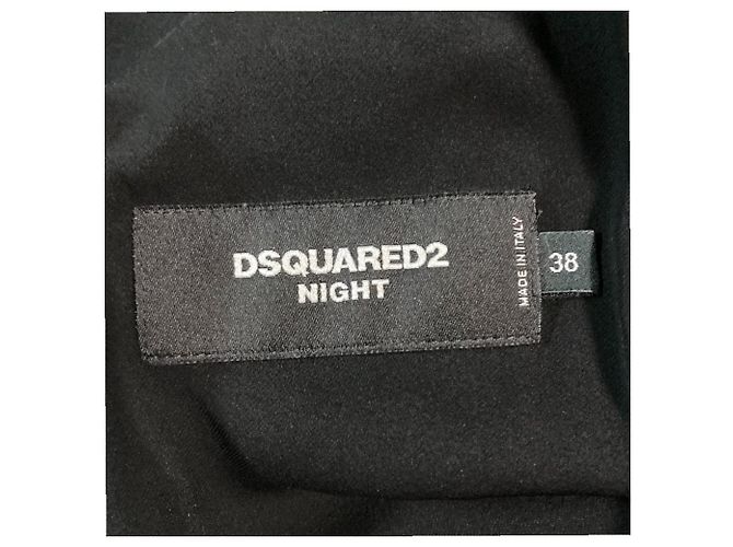 Vestido de volantes plisados Dsquared2 NIGHT - vista 3