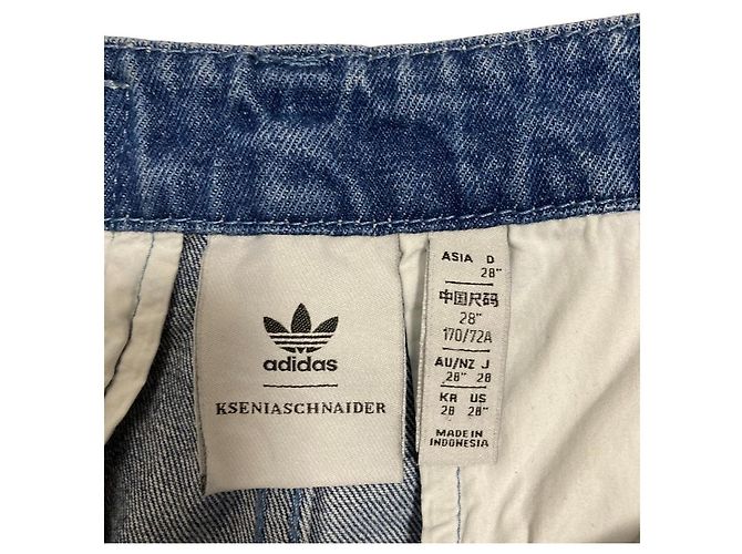 Autre Marque Vaqueros de algodón patchwork adidas Originals KSENIA SCHNAIDER - vista 7