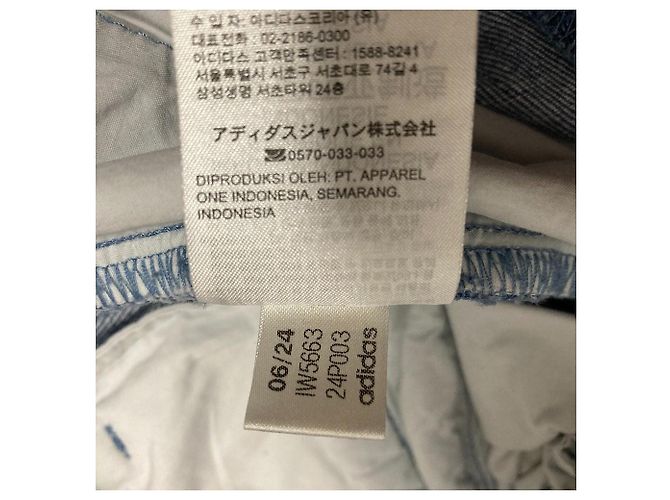 Autre Marque Vaqueros de algodón patchwork adidas Originals KSENIA SCHNAIDER - vista 9