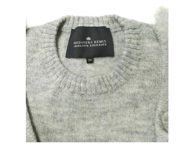 Autre Marque Designers Remix RUFFLE SWEATER Woll-Mohair-Pullover - Ansicht 5