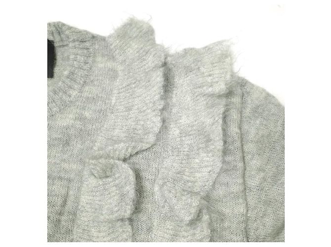 Autre Marque Designers Remix RUFFLE SWEATER Woll-Mohair-Pullover - Ansicht 6