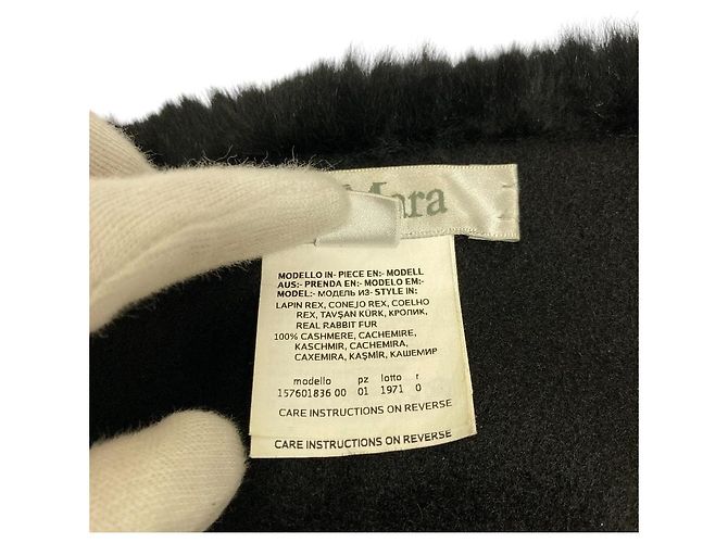 Max Mara Schal aus Kaschmir und Kaninchenfell - Ansicht 6