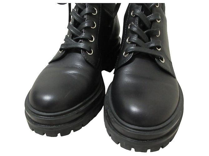 Autre Marque Gianvito Rossi MARTIS 20 Leather Work Boots - view 6