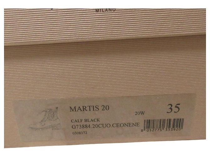 Autre Marque Gianvito Rossi MARTIS 20 Leather Work Boots - view 9