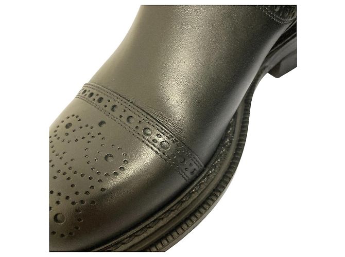 Botas curtas em pele nappa Medallion Loewe - vista 11
