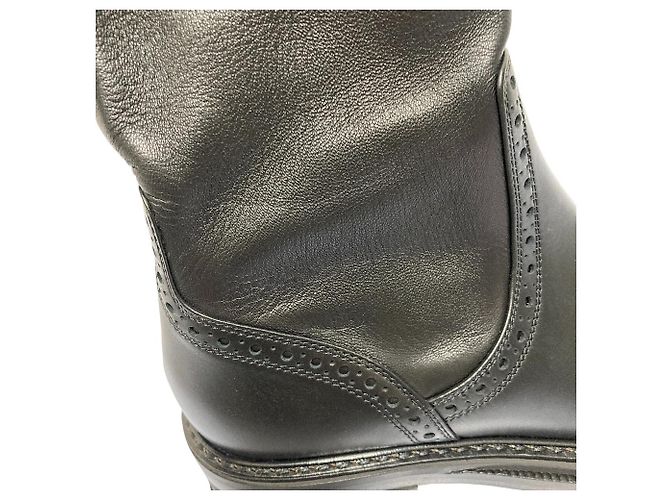 Botas curtas em pele nappa Medallion Loewe - vista 12