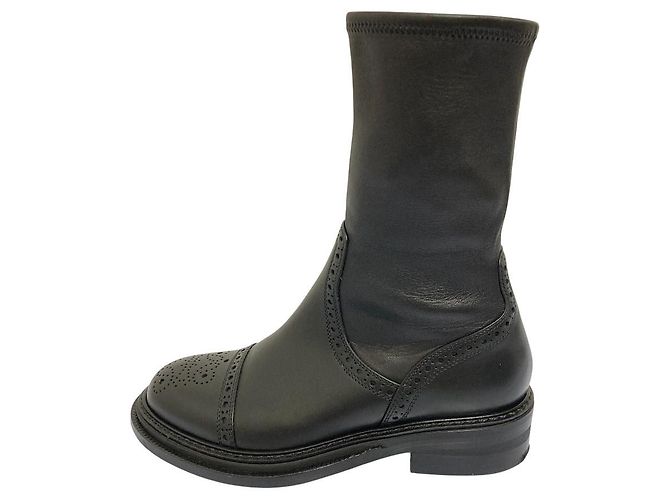 Botas curtas em pele nappa Medallion Loewe - vista 3