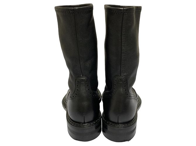 Botas curtas em pele nappa Medallion Loewe - vista 4
