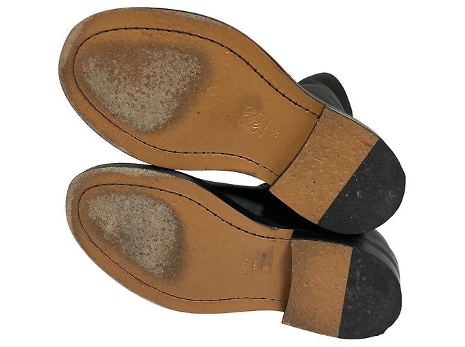 Botas curtas em pele nappa Medallion Loewe - vista 5