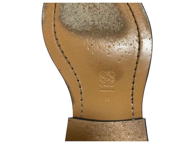 Botas curtas em pele nappa Medallion Loewe - vista 7