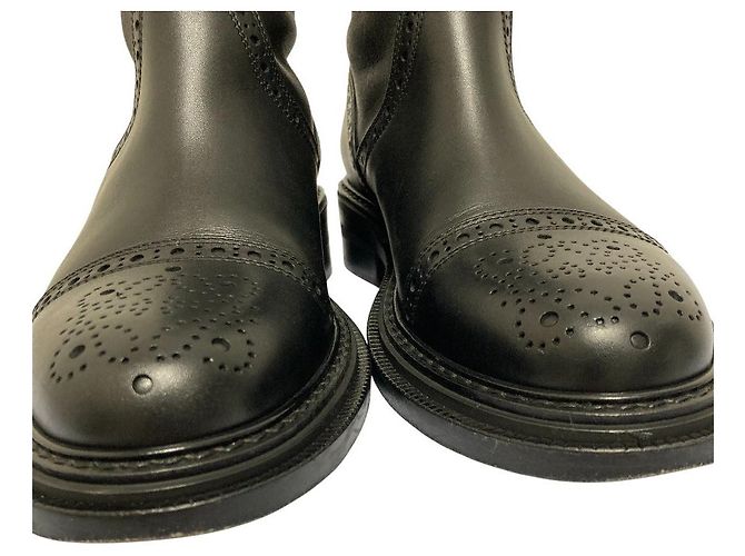 Botas curtas em pele nappa Medallion Loewe - vista 8