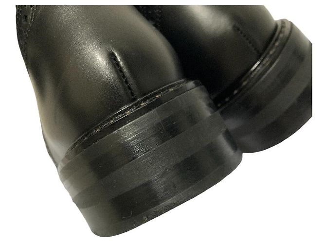 Botas curtas em pele nappa Medallion Loewe - vista 9