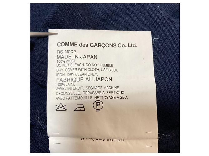 Comme des Garcons Comme des Garcons Top in maglia di lana - vista 7