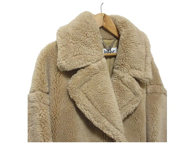 Autre Marque Chaqueta Teddy Bear Faux Shearling Short Coat - vista 4