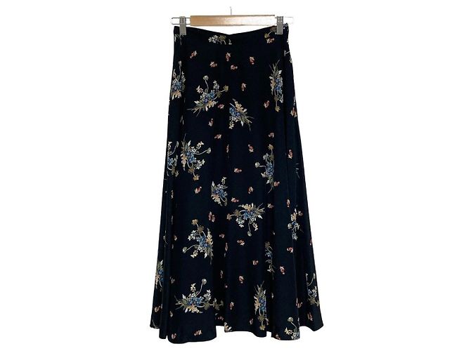 Autre Marque Saia longa evasê com estampa floral INGEBORG - vista 2