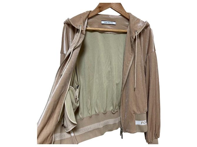 Autre Marque FOXEY NEW YORK Velours-Zip-Hoodie - Ansicht 3