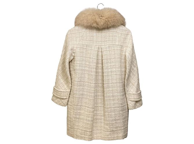 Autre Marque Abrigo de tweed y piel de zorro Grace Class Jules TOURNIER - vista 2