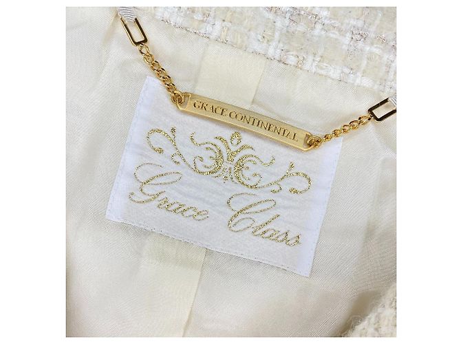 Autre Marque Abrigo de tweed y piel de zorro Grace Class Jules TOURNIER - vista 4