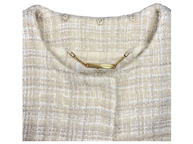 Autre Marque Abrigo de tweed y piel de zorro Grace Class Jules TOURNIER - vista 5