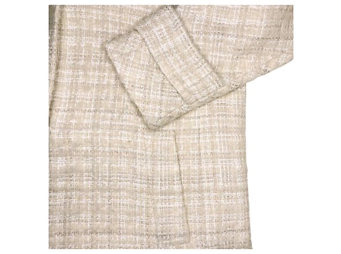 Autre Marque Abrigo de tweed y piel de zorro Grace Class Jules TOURNIER - vista 6