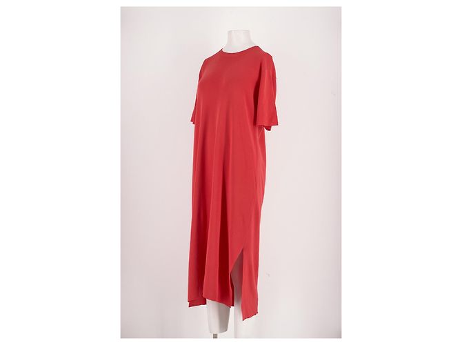 Abito Eric Bompard in cotone rosso - vista 3