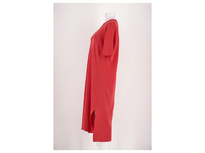 Abito Eric Bompard in cotone rosso - vista 4