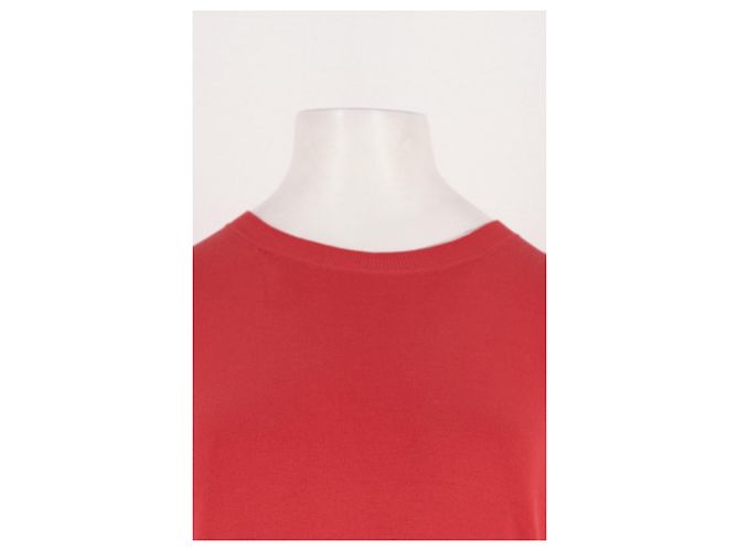 Abito Eric Bompard in cotone rosso - vista 5