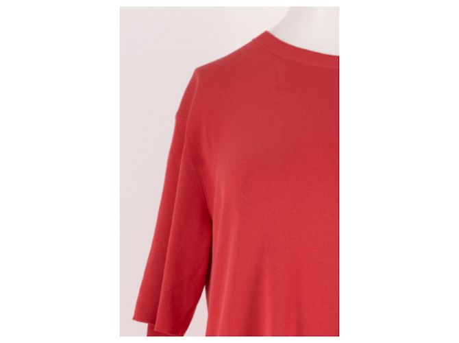 Abito Eric Bompard in cotone rosso - vista 6
