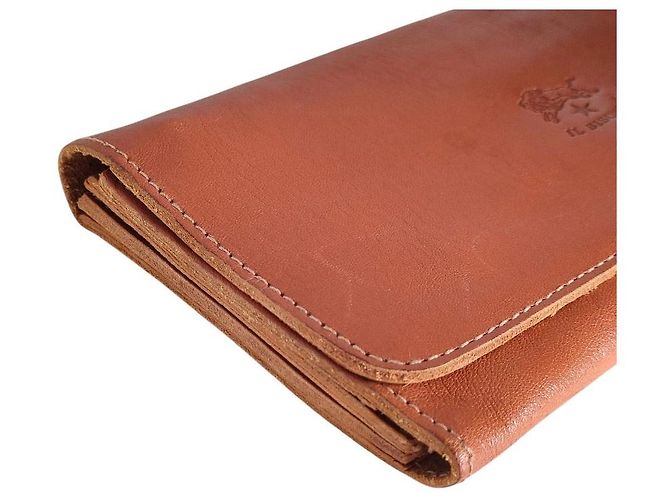 Autre Marque Portafoglio lungo trifold IL BISONTE in pelle - vista 5