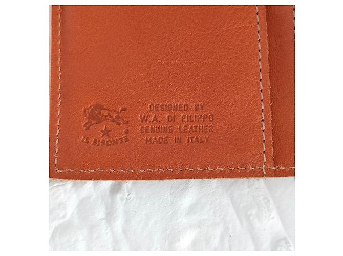 Autre Marque Portafoglio lungo trifold IL BISONTE in pelle - vista 9
