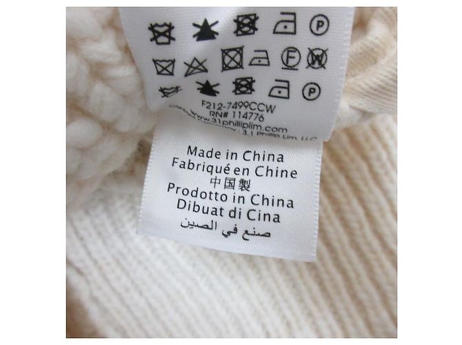 Autre Marque 3.1 Phillip Lim Grobstrickpullover mit Schleife am Rücken - Ansicht 11